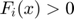 $F_i(x)>0$